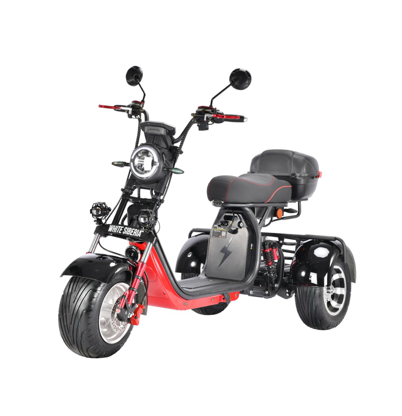 Электроскутер CityCoco White Siberia Pro Trike купить в Нижнем Новгороде