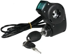 Вольтметр с ключом зажигания для электросамокатов KUGOO M4 / Max Speed/ M4 Pro/ M5/ G1 купить в Нижнем Новгороде