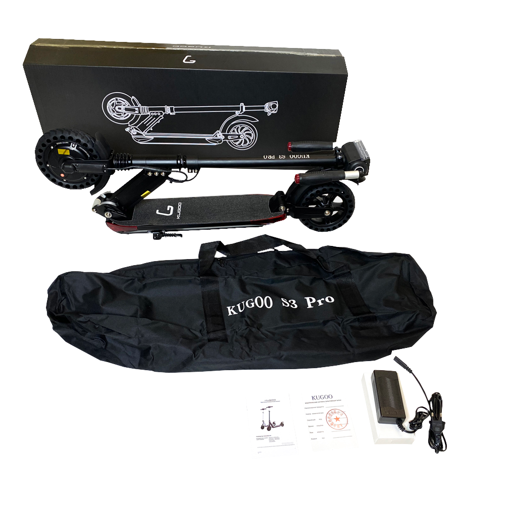 Электросамокат Kugoo S3 Pro Jilong черный купить в Нижнем Новгороде