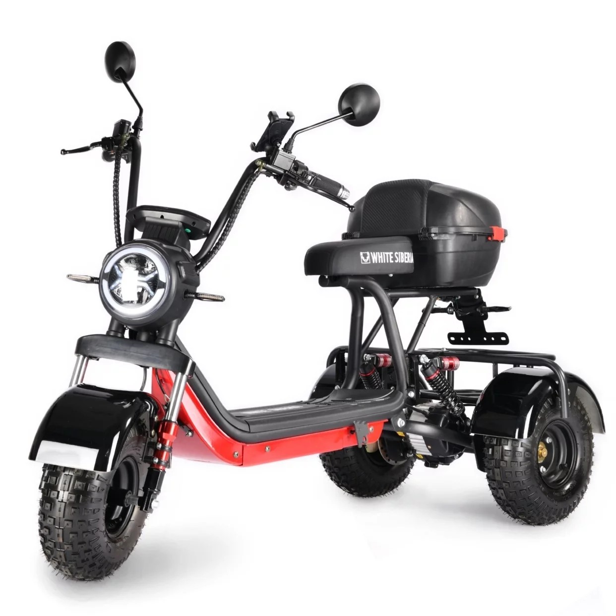 Электроскутер Citycoco White Siberia Trike Mini купить в Нижнем Новгороде