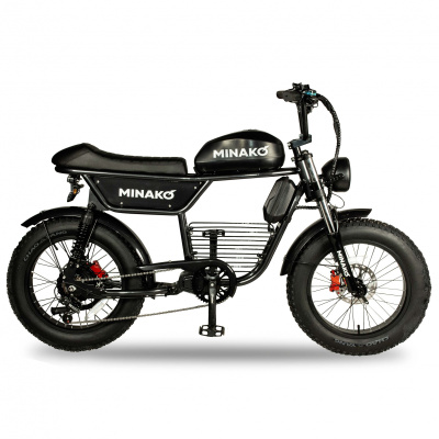 Электровелосипед Minako Bike Чёрный купить в Нижнем Новгороде