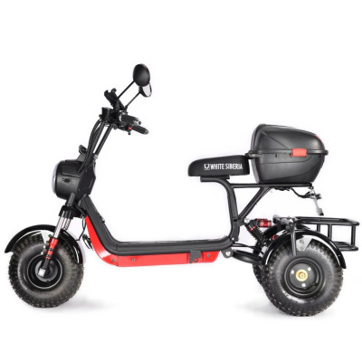 Электроскутер Citycoco White Siberia Trike Mini купить в Нижнем Новгороде
